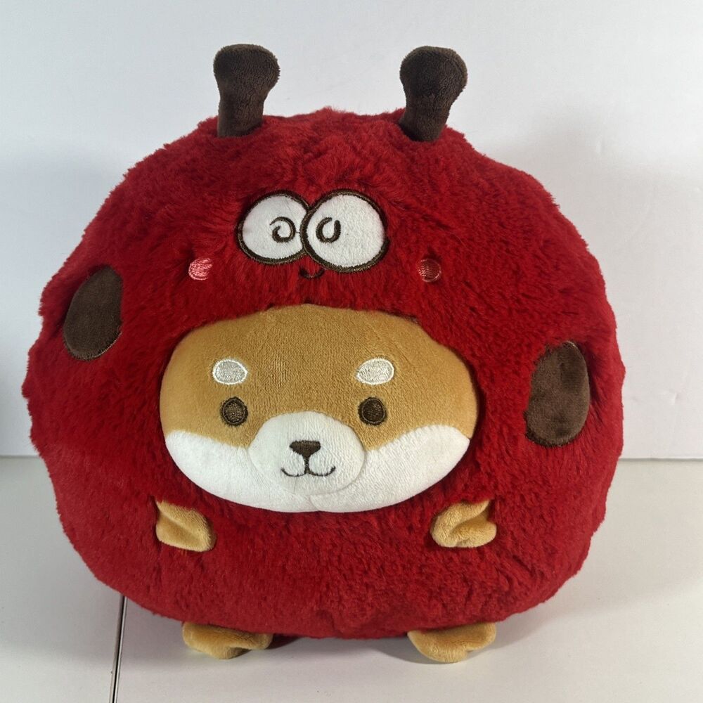 Miniso Mini Family Shiba Inu Ladybug Plush